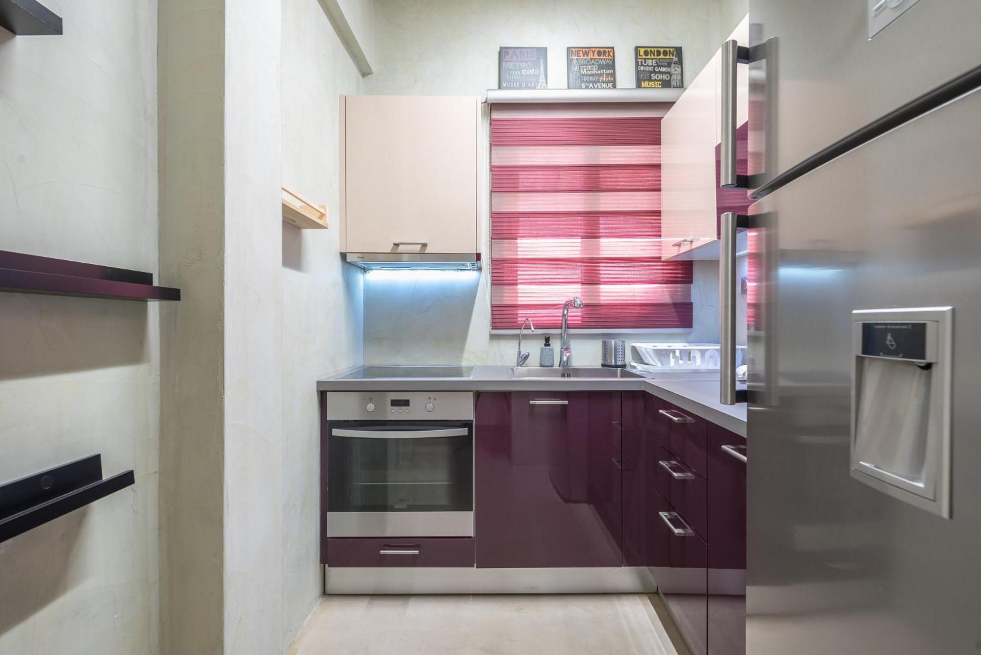 Appartamento Stylish 2 Bd Urban Retreat Near Panormou Metro Atene Esterno foto